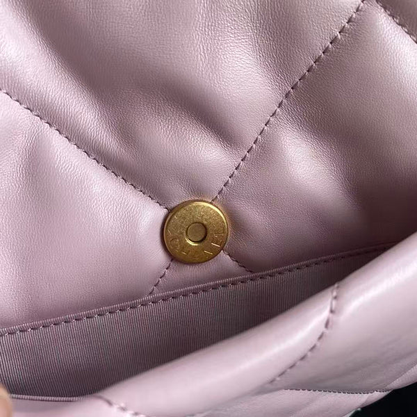 CC 19 Handbag 25cm Light Pink Calfskin Gold Hardware mix Sliver Hardware