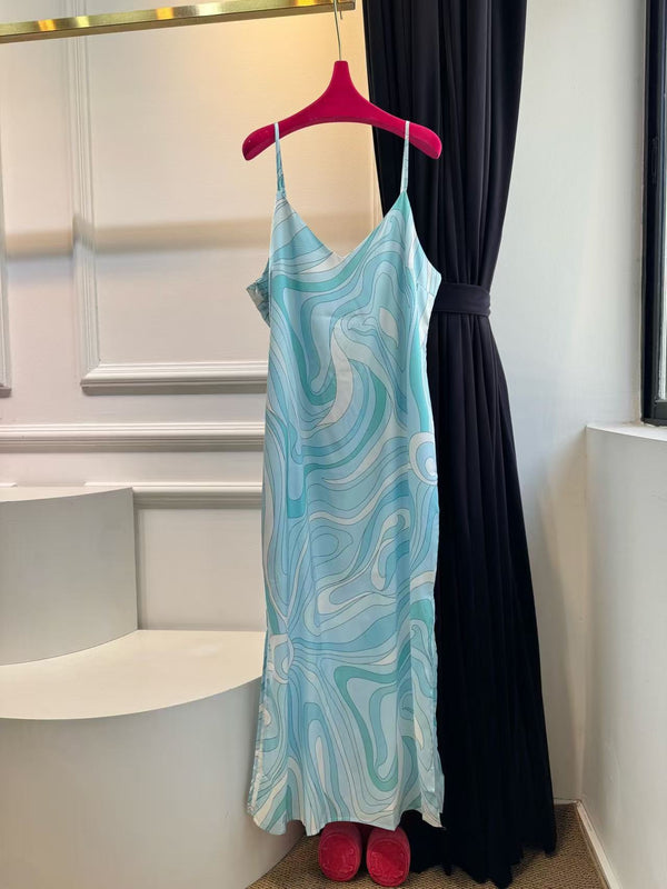 Pucci 26s Sleeveless Maxi Dress