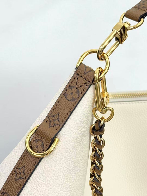 LV 2026 Multipass Bag 30cm In Vanille Calfskin Leather
