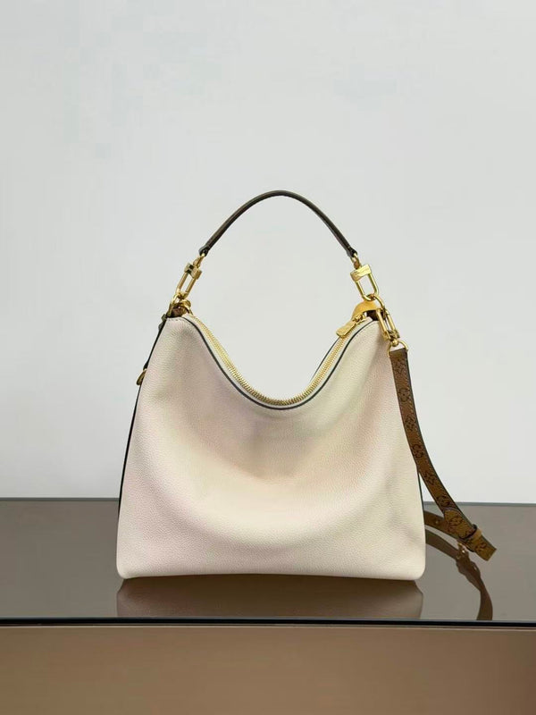 LV 2026 Multipass Bag 30cm In Vanille Calfskin Leather