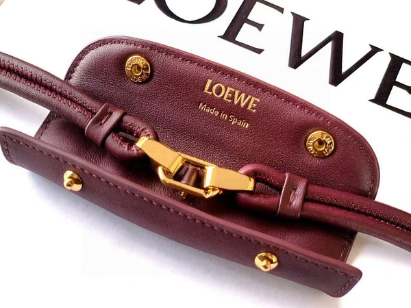 Loe Madrid Bag Burgundy Cowhide