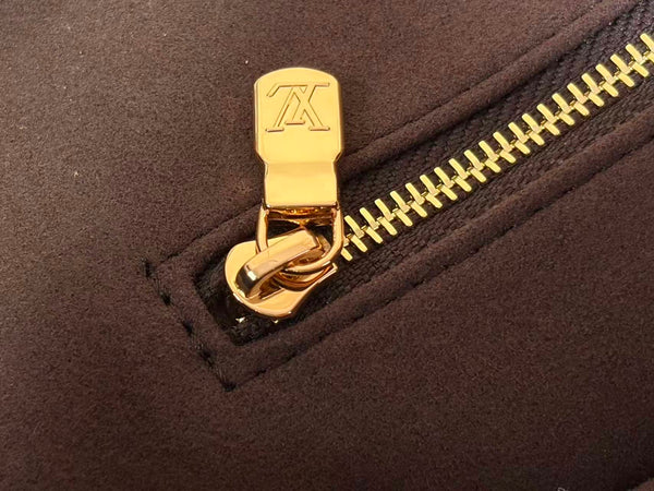 LV Monogram Empreinte All In One PM Bag 40cm Beige Trench Suede