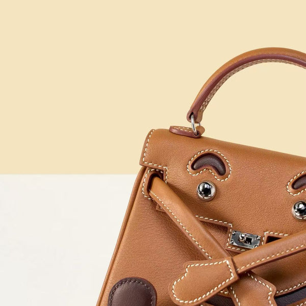 HM Kelly Doll 16cm Brown Swift Leather