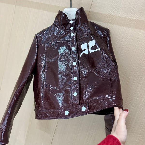 AC Reedition Vinyl Jacket Burgundy Sheepskin