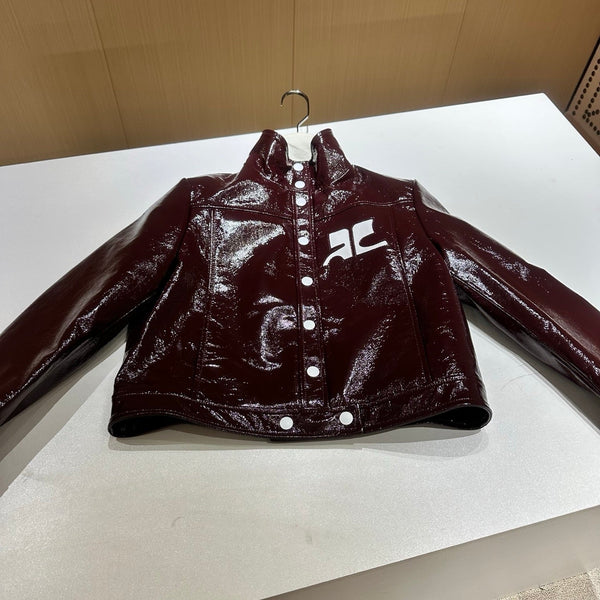 AC Reedition Vinyl Jacket Burgundy Sheepskin