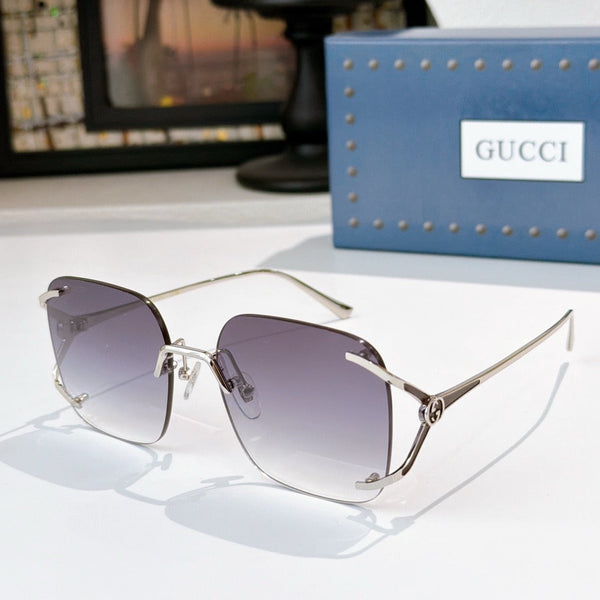 GG Geometric Frame Sunglasses