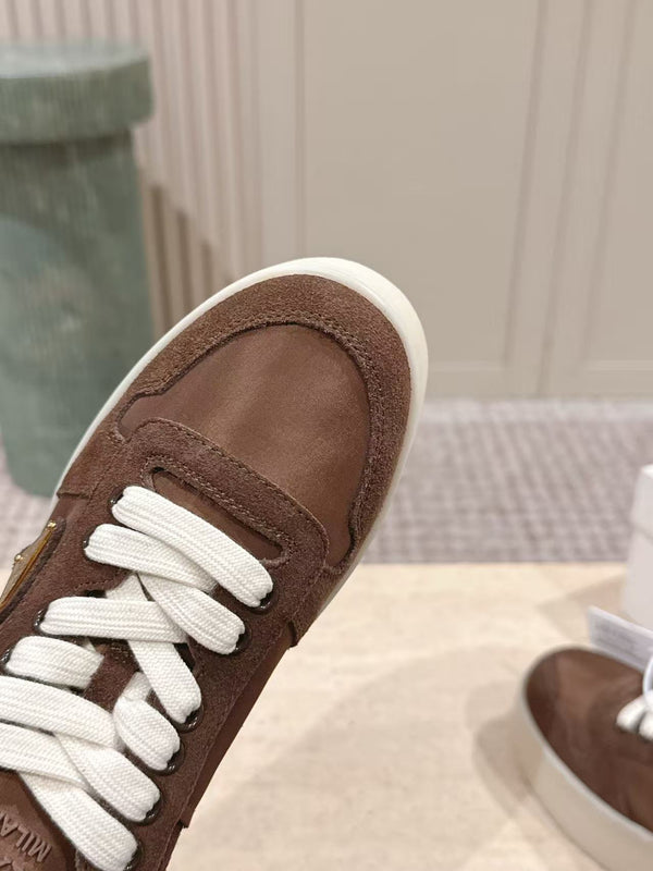 Prad 26s Downtown Sneakers Brown Re-Nylon Suede