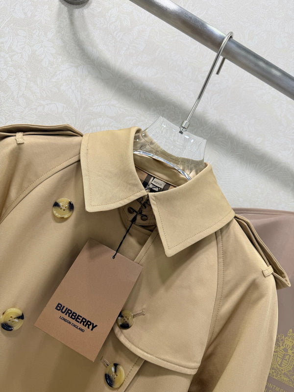 BRR Kensington Trench Coat Beige Cotton