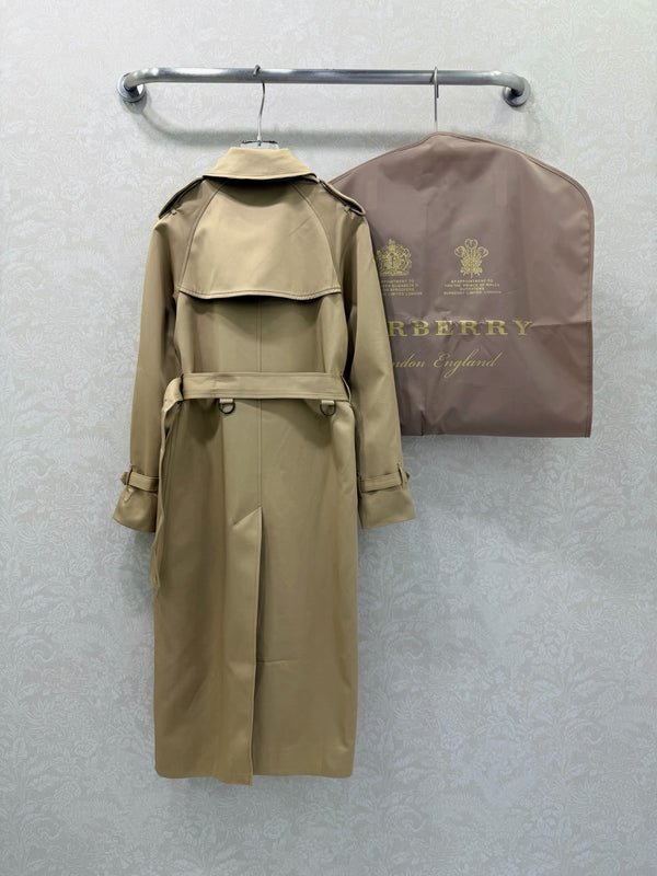BRR Kensington Trench Coat Beige Cotton