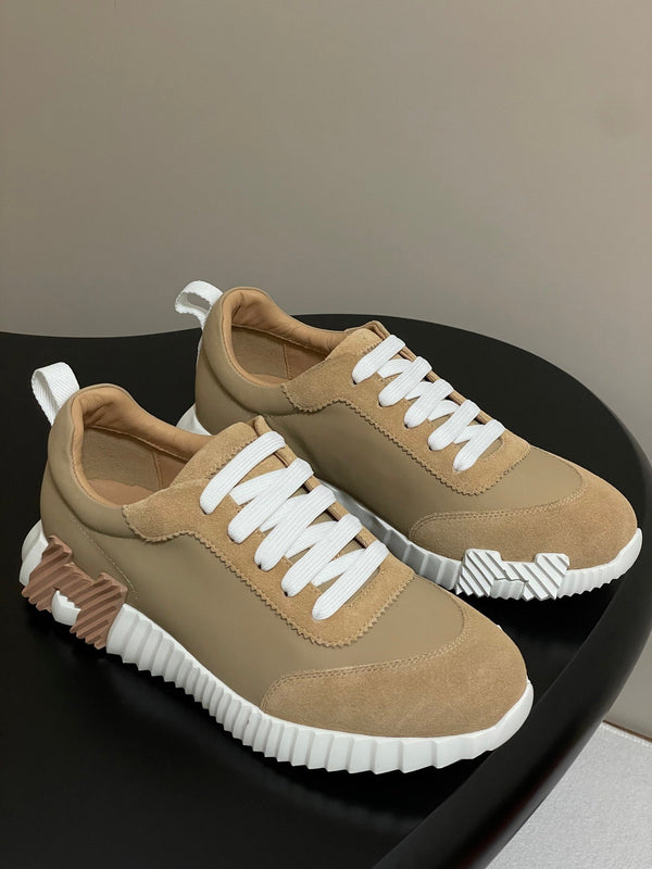 HM Unisex Bouncing Sneakers Suede Leather