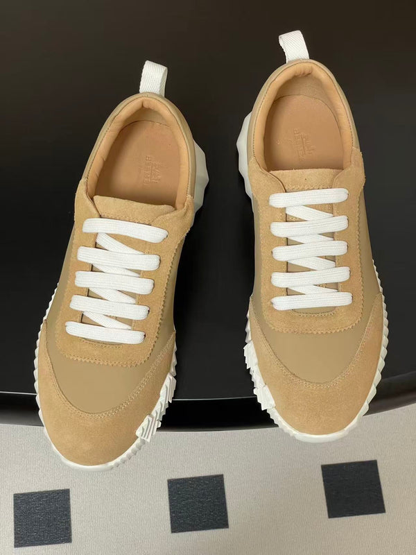 HM Unisex Bouncing Sneakers Suede Leather
