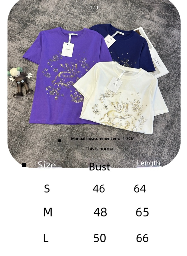 CD SS26 Short-Sleeve T-Shirt Cotton 350891