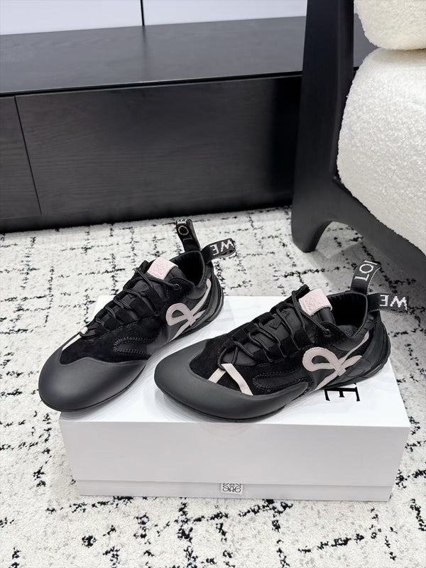 LW 26FW Climbing Sneakers Logo Detail Suede Leather 158196