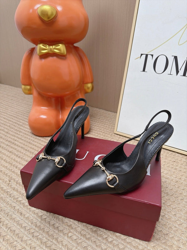 GG 26s Slingback Heels 10.5cm Lambskin