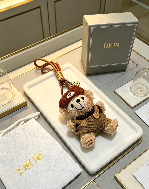 CD Wool Brown Bear Charm