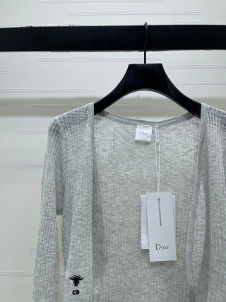 CD 26 Knitted Camisole Cardigan Two-Piece Set in Tencel