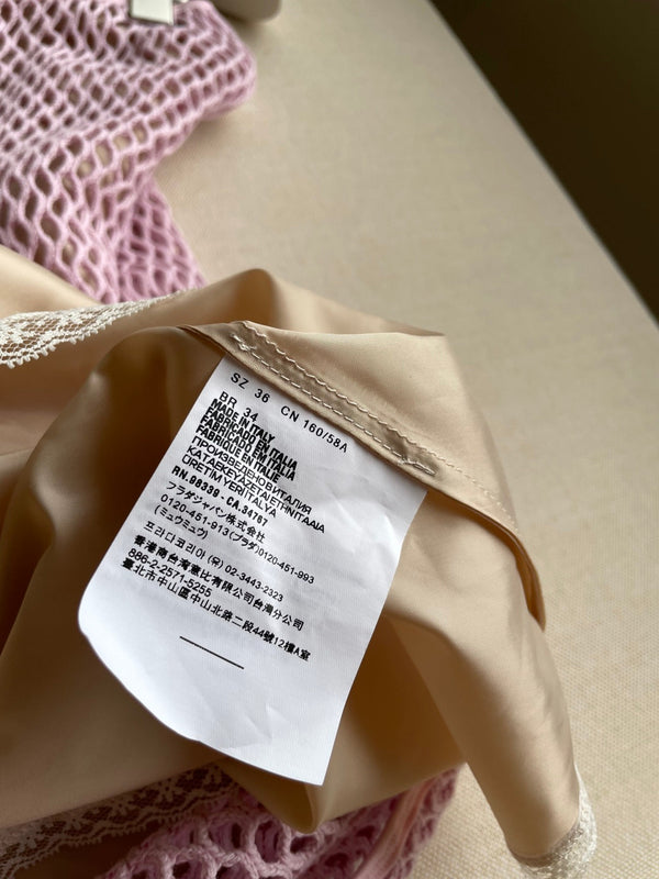 Pra 2026 Skirt Pink Mesh 654487