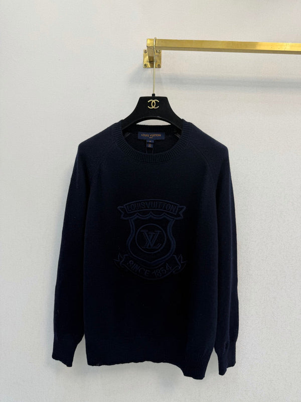 LV 26S Signature Crest Pullover Wool 433780