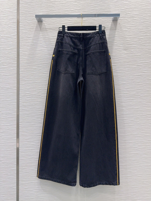 CC 26S Wide-Leg Denim Jeans Cotton 436534