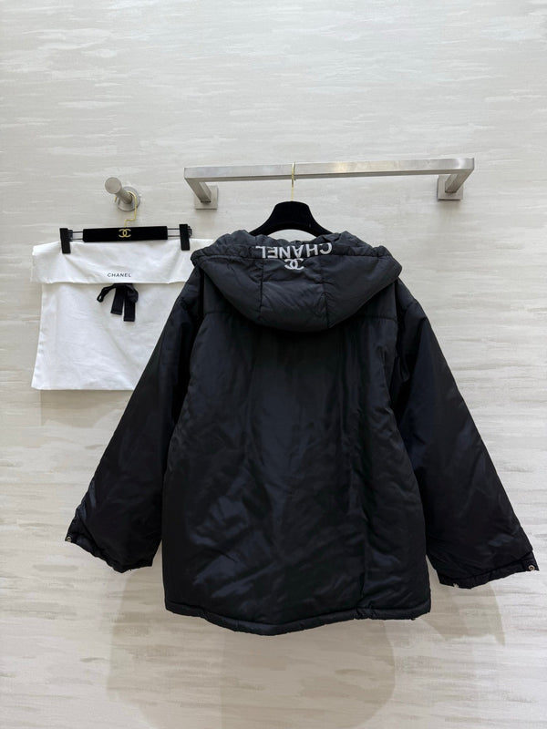 CC 26S Vintage Hooded Drawstring Puffer Jacket 435297