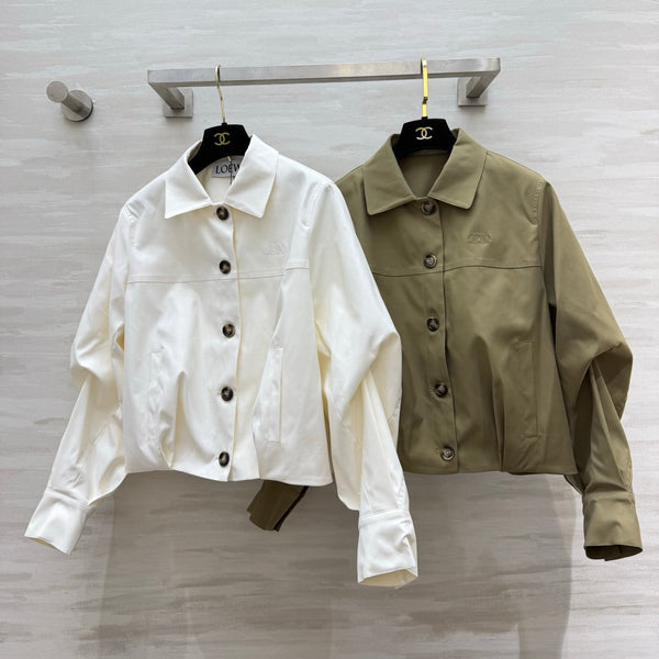 LW 26S Cropped Jacket Tonal Embroidery Anagram 435258
