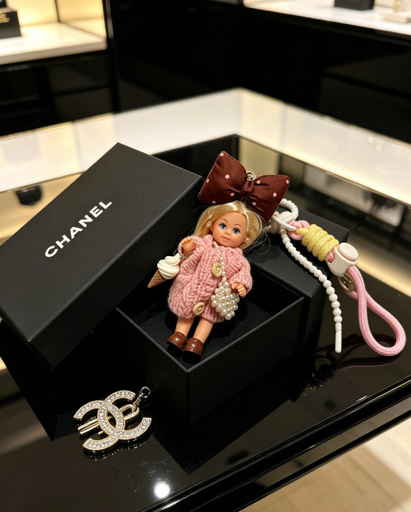CC Pink Sweater Doll Charm