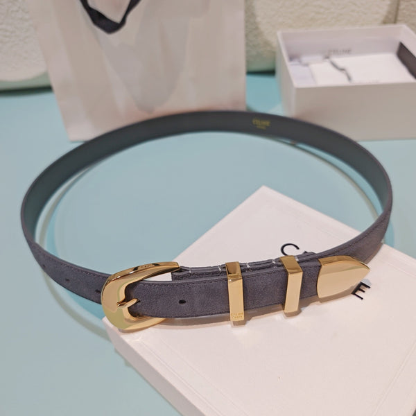 CE 2026 Medium Western Belt 25mm Suede 194535
