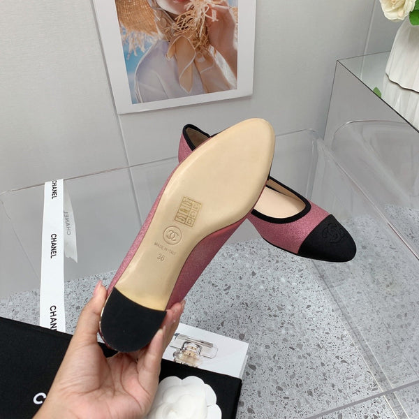 CC 2026 Pumps 30mm Glitter Fabric 162123