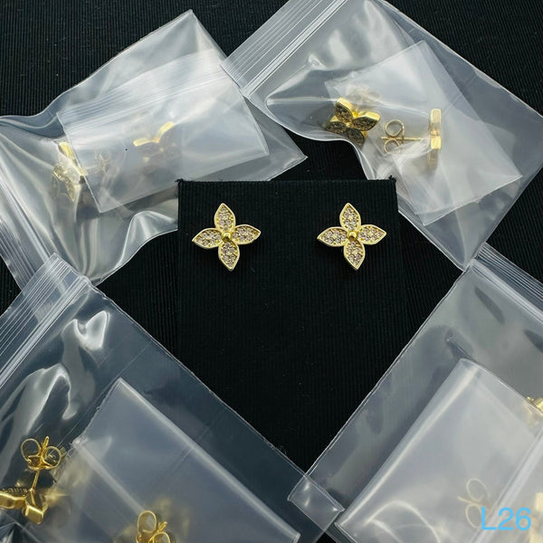 LV Star Blossom Gold Earring