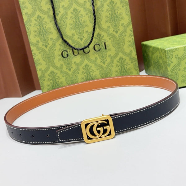 GG Marmont Reversible 2.5cm Belt Leather 213010