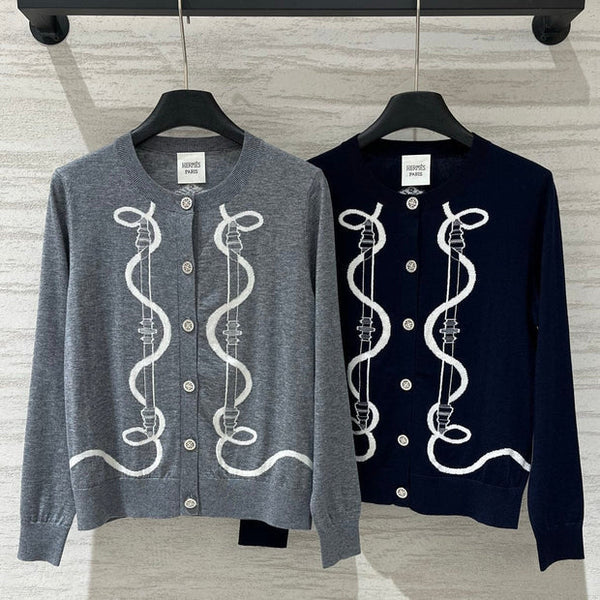 HM 2026 "Ferronnerie" Long-sleeve Cardigan Wool 800302