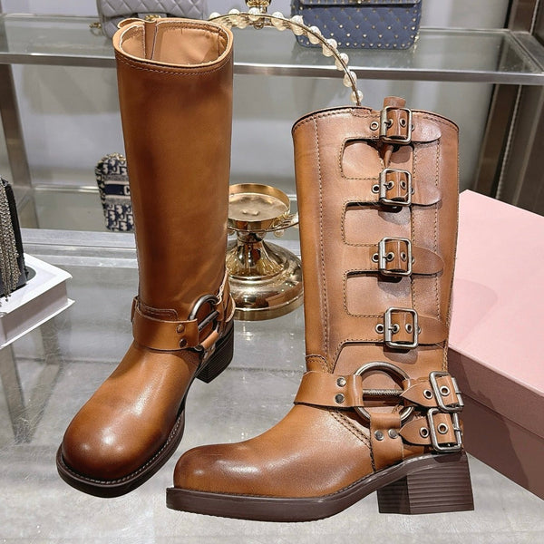 Miu Miu 2026 Siena Boots Calfskin 999617