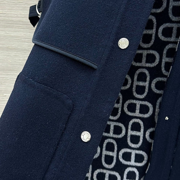 HM 26S Chaine d'Ancre Long Reversible Vest Wool Cashmere 427314