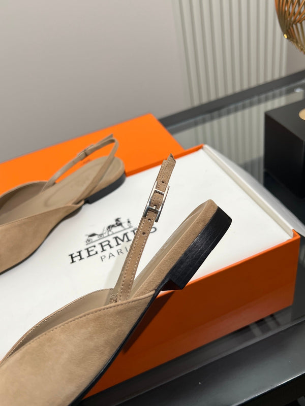 HM 26S Nicoletta Slingback Flats Leather 149117