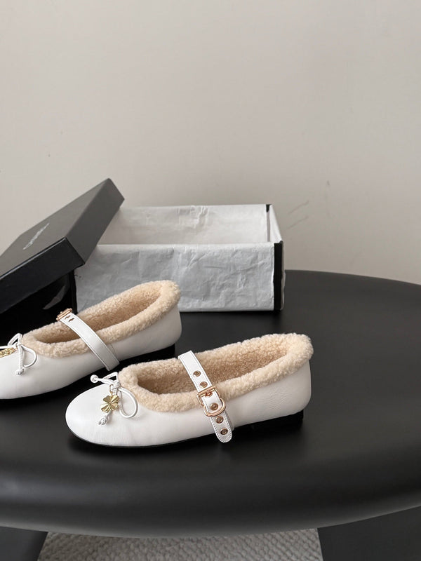 CC 2026 Bow Mary Janes Leather 128295