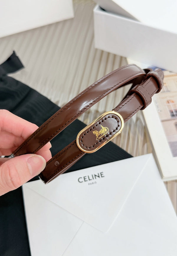 CE 26S Sulky Belt 13mm Oval Horse Carriage Buckle Taurillon Leather 218709
