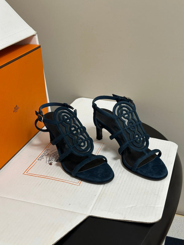 HM 26s Nymphe 70 Sandals 7cm Suede 185822