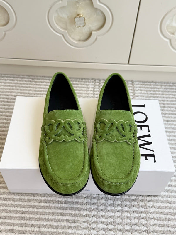 LW 26FW Double L Loafers Suede Leather 193312