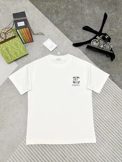 CC 2026 Short-Sleeve T-Shirt Rainbow Graffiti Cotton 431014