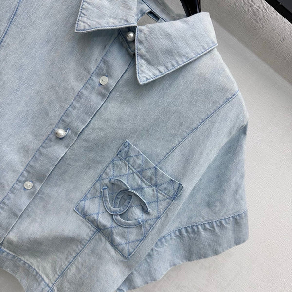 CC 2026 Demin Shirt Light Blue Cotton 636015