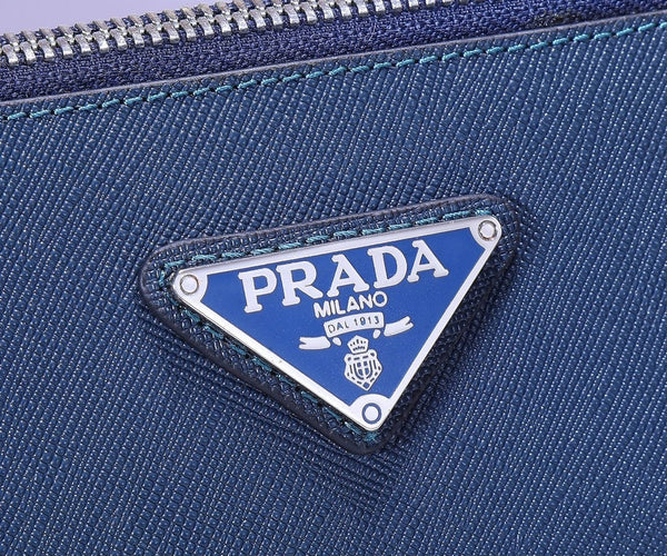 Prad 2026 Saffiano Document Case 24cm Calfskin