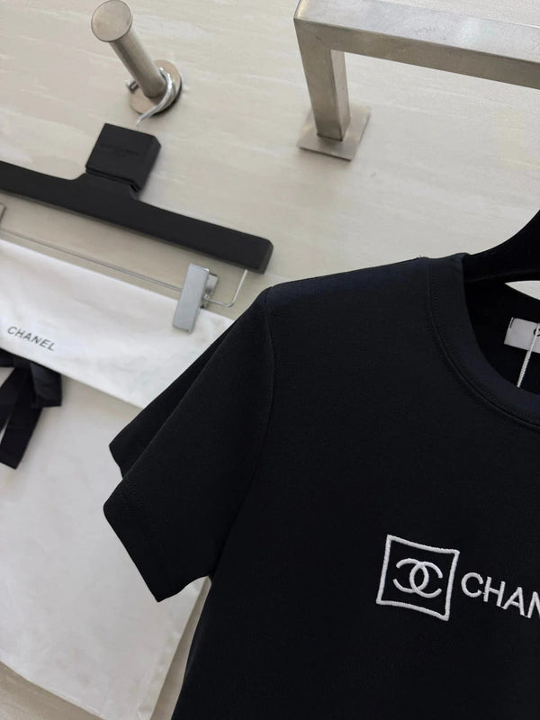 CC 2026 Embroidered Logo T-shirt Cotton 681375