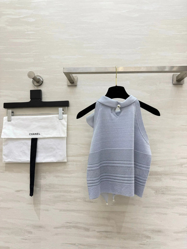 CC 2026 Misty Blue Knitwear Set Wool 639129