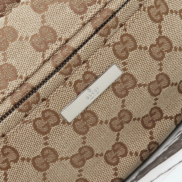 GG 2026 Tag Crossbody Bag 30cm Canvas And Calfskin