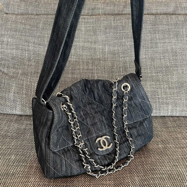 CC 2026 Stretch Spirit Messenger Bag Black Denim