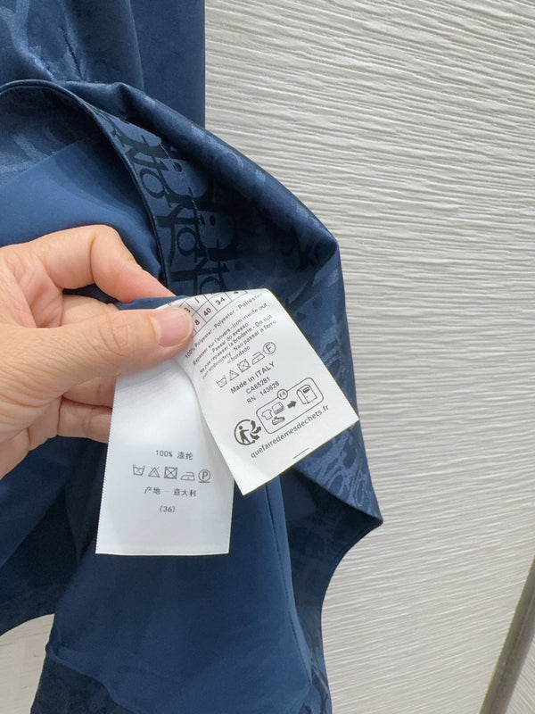 CD Vest Dress Blue Polyester 394945