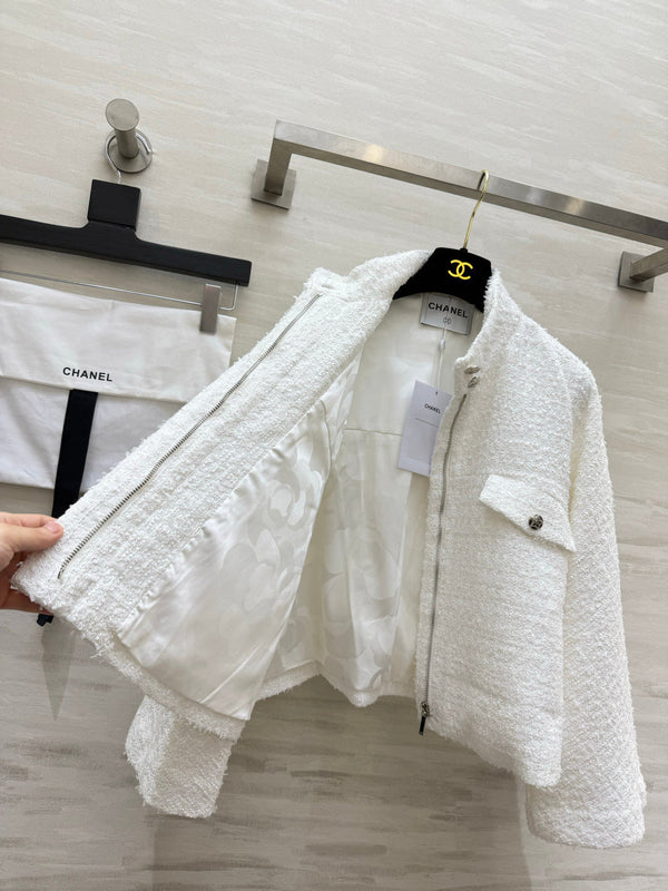 CC 26s White Tweed Jacket Style 435357