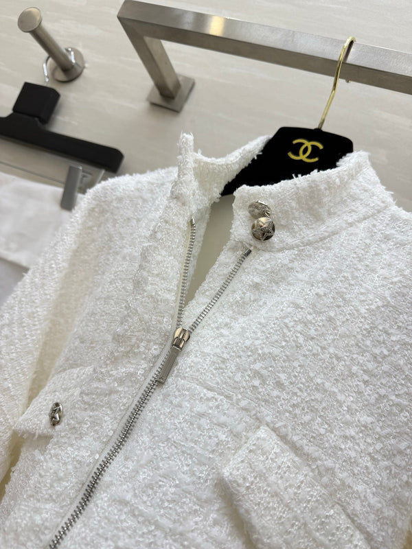 CC 26s White Tweed Jacket Style 435357