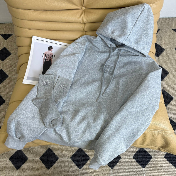MIUMIU HOODIE AND SOCKS SET STYLE 479