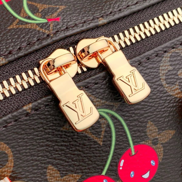 Speedy Bandoulière Cherry bag Brown Beige Monogram Canvas 251532